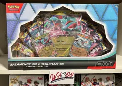 Pokemon TCG Salamence ex & Reshiram ex Premium Collection Sealed Box - Image 1