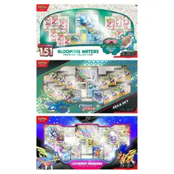 Premium Collection Set Pokemon 151 Blooming Waters Sea & Sky Legendary Warriors - Image 1