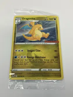 SEALED Pokemon Dragonite 131/195 Silver Tempest GameStop Stamped Holo Rare Promo - Image 1