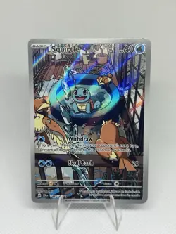 Pokemon TCG- Squirtle 148/142: Stellar Crown Illustration Rare - Image 1