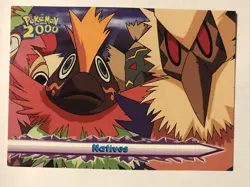 2000 Topps Pokemon The Movie 2000 Non Holo Natives #22 Blue Label - Image 1