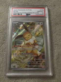 Pokemon Center ETB Promo SVP #173 Eevee PSA 10 - Image 1