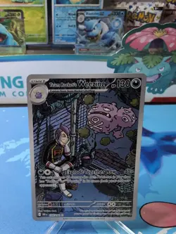 Team Rocket’s Weezing 199/182 Illustration Rare Pokemon Destined Rivals - NM - Image 1
