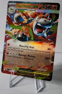 Pokemon TCG Mega Camerupt EX 022/132 Holo Mega Evolutions Near Mint - Image 1