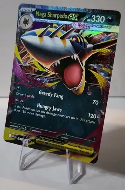 Pokemon TCG Mega Sharpedo EX Double Rare 061/094 Phantasmal Flames Near Mint - Image 1