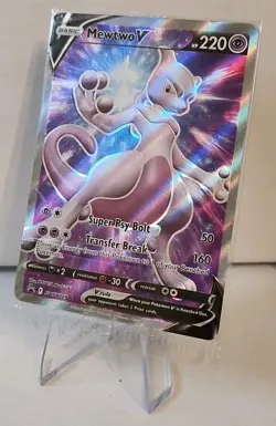 Pokemon TCG Mewtwo V SWSH229 Factory Sealed 2022 Black Star Promo Near Mint - Image 1