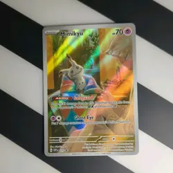 TCG Pokemon MIMIKYU SVP075 Scarlet & Violet Promo Black Star Promo Holo - Image 1