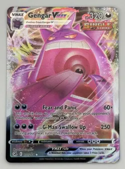 Pokemon TCG Gengar VMAX Full Art Holo Sword & Shield Fusion Strike 157/264 NM - Image 3