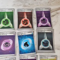 Lot of 40 Reverse Holo Energy Cards Pokemon Various Sets - Image 4