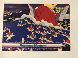Topps Pokemon The Movie 2000 Non Holo Magikarp Mayhem #20 Blue Label Card - Image 1