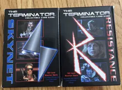 2 New The Terminator CCG Starter Game 50 Card Decks Resistance & Skynet Packs - Image 1