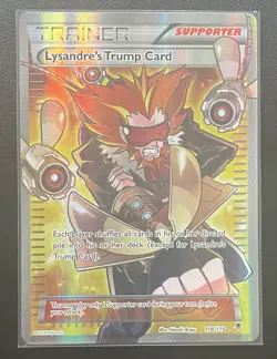 Lysandre's Trump Card 118/119 Full Art Holo XY Phantom Forces LP - Image 1