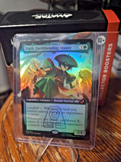 Toph, Earthbending Master (Extended Art Foil) Mythic MTG Avatar Eternal - Image 1