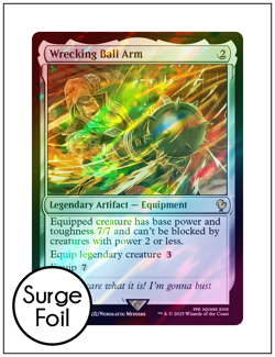 1x Wrecking Ball Arm, Surge Foil, Final Fantasy, Magic MTG NM - Image 1