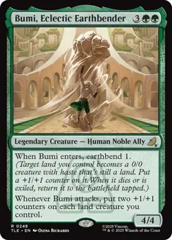 Bumi, Eclectic Earthbender- Avatar: The Last Airbender- (Foil)(NM) - Image 1