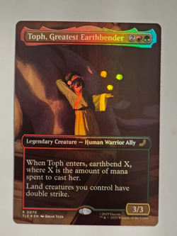 Toph, Greatest Earthbender R0070 NM (Borderless) Avatar: The Last Airbender NM - Image 1