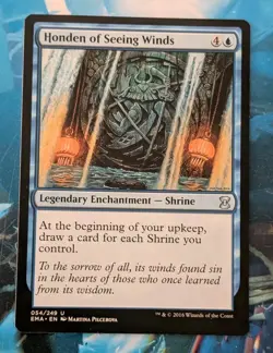 MTG Eternal Masters Uncommon HONDEN OF SEEING WINDS NM - Image 2