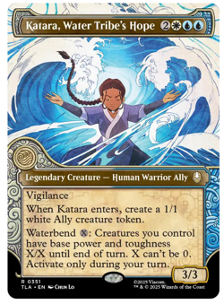 Katara, Water Tribe's Hope - Showcase Avatar MTG - Image 1