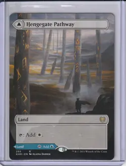 Hengegate Pathway/Mistgate Pathway (Borderless) #293 - MTG Kaldheim - Image 1