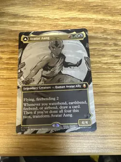 AVATAR AANG (BORDERLESS) Avatar: The Last Airbender TLA Magic MTG Ships Next Day - Image 1