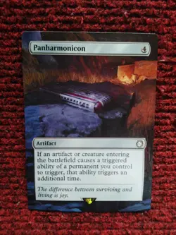 Panharmonicon #765 MTG Fallout Hand Painted Borderless Extended Full Altered Art - Image 2