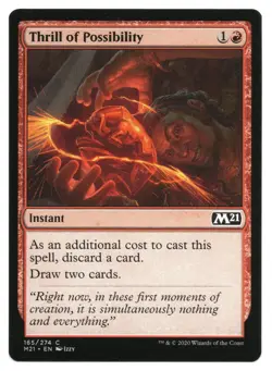 MTG Thrill of Possibility | #165 Core Set 2021 | English - Image 1