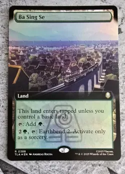 Ba Sing Se 0034- Foil - Extended Art Rare MTG Avatar: The Last Airbender - Image 1