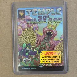 Temple of the False God ?? Borderless FOIL ?? Encyclopedia Countdown Secret Lair - Image 1