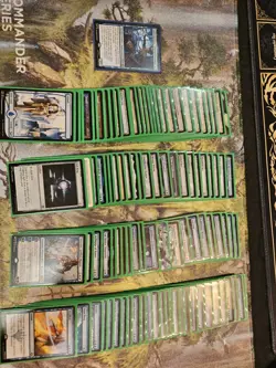 Magic The Gathering Mono Blue Artifact Commander Deck Bracket 3 VERY UPGRADED - Image 1