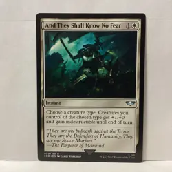 MTG And They Shall Know No Fear Magic: The Gathering Warhammer 40K #009 - Image 1