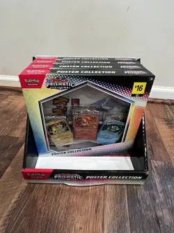 Pokemon TCG PRISMATIC EVOLUTIONS Poster Collection X4 WITH Display Box - Image 3