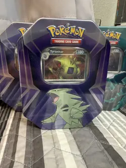 Sealed Pokemon Tyranitar/Slaking/Darkrai Triple Whammy Tin - Lot Of 6 - Image 2