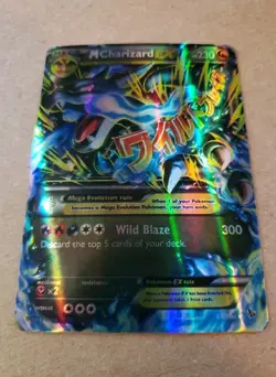 Mega Charizard EX Pokemon Card 230 HP Wild Blaze - Image 2