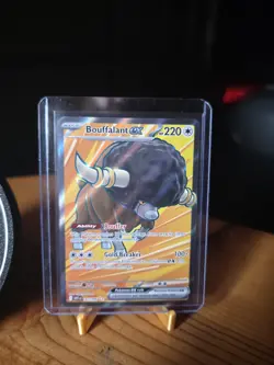 Pokemon White Flare Bouffalant EX 2025 Illustration Rare Holo Card 162/086 - Image 2