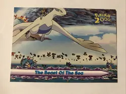 2000 Pokemon Topps The Beast of the Sea #66 Non Holo Blue Label - Image 1