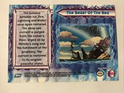 2000 Pokemon Topps The Beast of the Sea #66 Non Holo Blue Label - Image 2