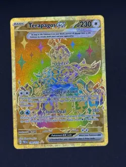 Terapagos EX 180/131 Gold Hyper Rare - Prismatic Evolutions - LP - Pokemon TCG - Image 1