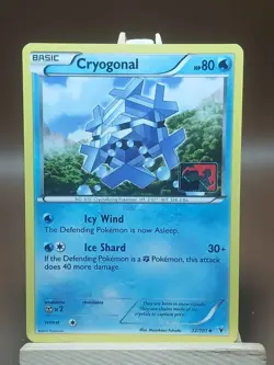 HP Pokemon League Promo Cryogonal 32/101 Crosshatch Promo Reverse Holo - Image 1