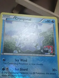 HP Pokemon League Promo Cryogonal 32/101 Crosshatch Promo Reverse Holo - Image 5