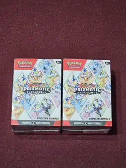 Pokemon TCG Prismatic Evolutions Booster Bundle Lot of 2 - (NEW & SEALED) - Image 1