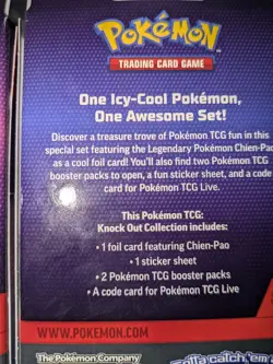 Knock Out Collection Chien-Pao New Sealed Pokemon TCG Scarlet & Violet - Image 2