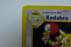 1999 Pokemon Game Kadabra #032 + Abra #043 Shadowless Lot -- Uncommon/Common LP - Image 5