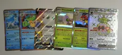 Pokemon GRASS/WATER TYPES Mixed Lot Of (6)▪Forretress ex▪Gal Darmanitan V▪ LP - Image 1