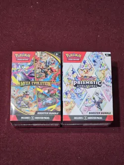 Pokemon TCG Booster Bundle Lot of 2 *Prismatic & Mega* - (NEW & SEALED) - Image 1