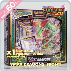 SEALED VMAX Dragons Premium Collection - Evolving Skies - Pokemon TCG - New 🇺🇸 - Image 1