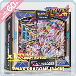 SEALED VMAX Dragons Premium Collection - Evolving Skies - Pokemon TCG - New 🇺🇸 - Image 2