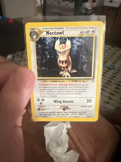 Pokemon TCG Noctowl Neo Genesis 42/111 Regular Unlimited Uncommon MP - Image 1