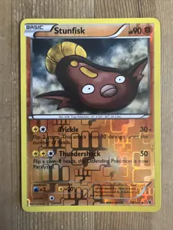 Pokemon TCG Stunfisk Noble Victories 68/101 Reverse Holo Uncommon VLP - Image 1