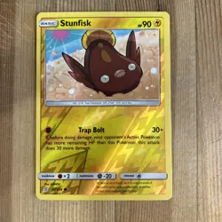 Pokemon TCG Stunfisk Unified Minds 67/236 Reverse Holo Common - Image 1