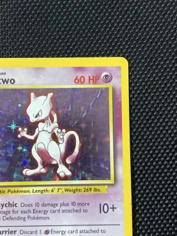 Mewtwo 10/102 Pokemon TCG 1999 Base Set Holo Unlimited Rare - Image 3